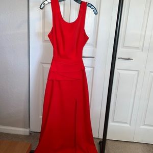 Red Bcbg gown